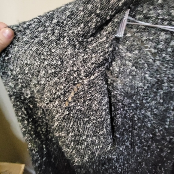 John + Jenn Black and White Mid Length Duster Oversized Cardigan Size XS - Picture 7 of 14